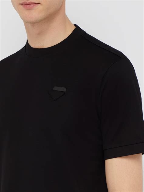 prada men's black t shirt|prada men's t shirts cheap.